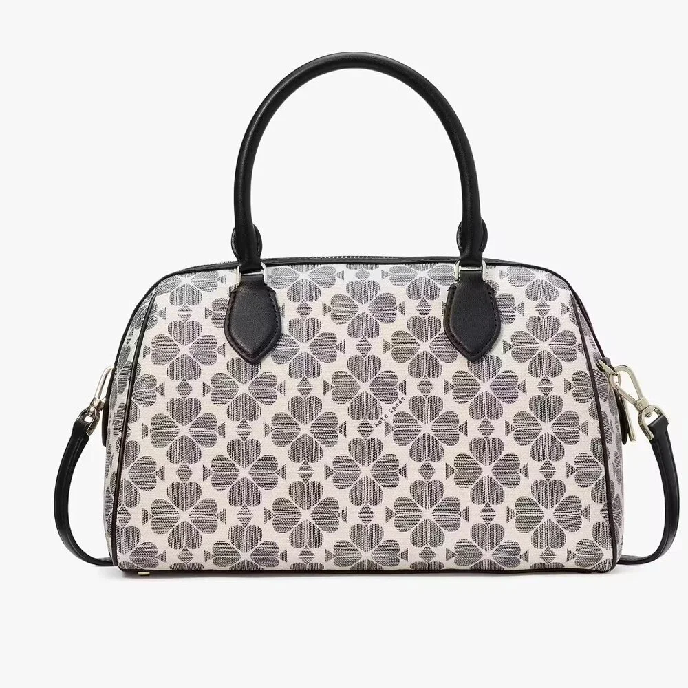 NWT ⭐ KATE SPADE #1831 Signature Spade Flower Large Dolly Duffle Crossbody ✨ NWT